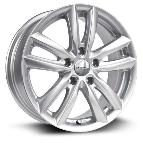 16X6.5 po. 5X114.3 mm Argent +43 mm / 67.1 mm 