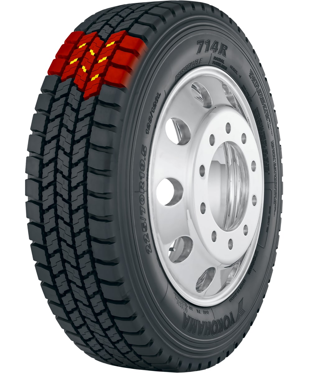 245/70R19.5 Yokohama PL 714R TRAC. 16PR