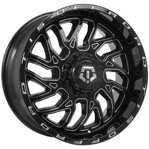 TIS Wheels 544.0 20x9.0 Noir lustre - Rebord usine