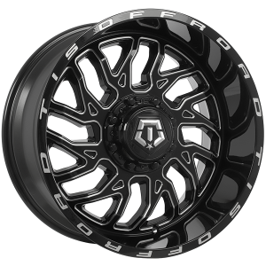 TIS Wheels 544.0 20x10.0 Noir lustre - Rebord usine