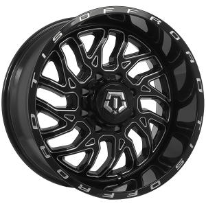 TIS Wheels 544.0 20x10.0 Noir lustre - Rebord usine