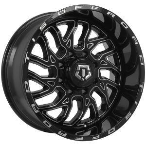 TIS Wheels 544.0 20x10.0 Noir lustre - Rebord usine