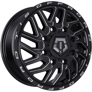 TIS Wheels 544.0 20x8.2 Noir lustre - Rebord usine