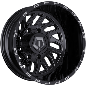 TIS Wheels 544.0 20x8.2 Noir lustre - Rebord usine