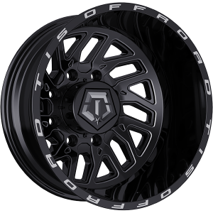 TIS Wheels 544.0 20x8.2 Noir lustre - Rebord usine
