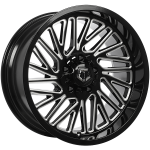 TIS Wheels 553.0 20x10.0 Noir lustre - Rebord usine