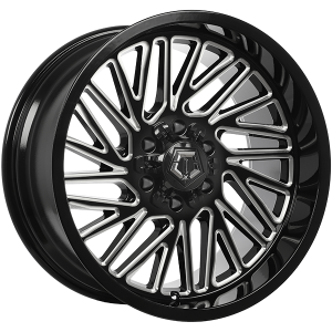 TIS Wheels 553.0 20x10.0 Noir lustre - Rebord usine