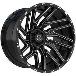 TIS Wheels 554.0 20x10.0 Noir lustre - Rebord usine