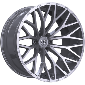 TIS Wheels 566.0 20x10.0 Argent - Facade brossee