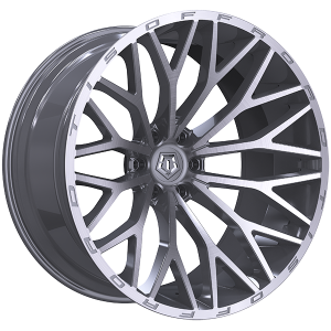 TIS Wheels 566.0 20x10.0 Argent - Facade brossee