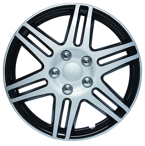 ENJOLIVEUR 16'' ARGENT & NOIR - VENDU À LA BOITE (80-1416)