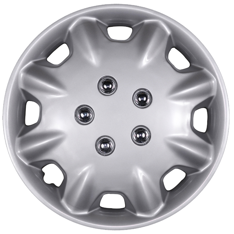 (PAQUET DE 4) ENSEMBLE D'ENJOLIVEURS 15" ARGENT (85415S)