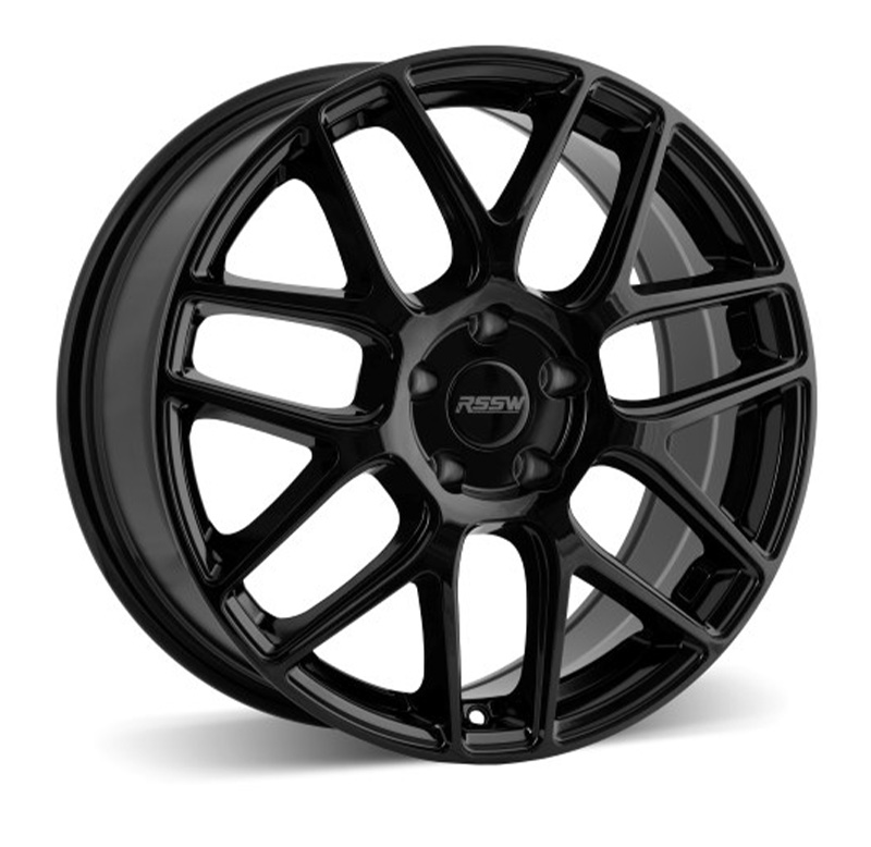 18X8 po. 5X112 mm Noir Lustré +35 mm / 66.6 mm 