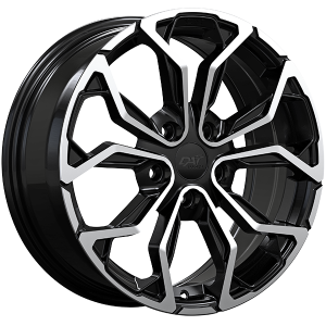 DAI Wheels MUSE 17x7.0 Noir lustre - Facade machinee