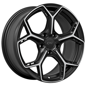 DAI Wheels WIDOW 16x7.0 Noir lustre - Facade machinee