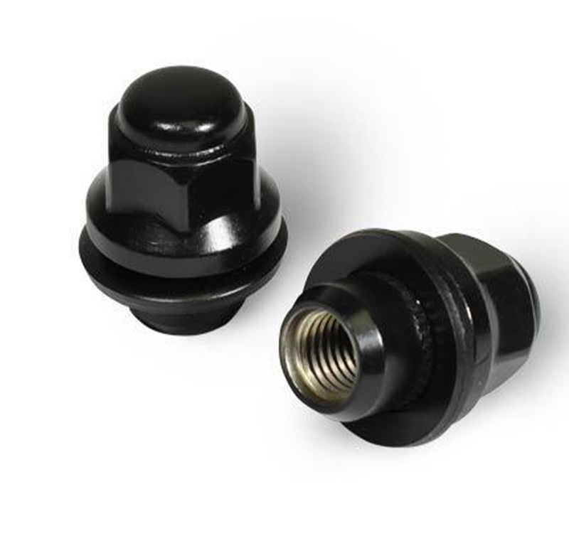 ECROUS M12X1.5 HEX 21MM NOIR