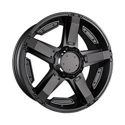20X9 po. 6X135 mm  / 139.70 Noir Mat +0 mm / 106.1 mm 