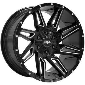 Ruffino HARD VOODOO 20x10.0 Noir lustre - Rebord usine