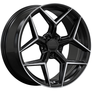 Ruffino HANS 19x8.5 Noir lustre - Facade machinee