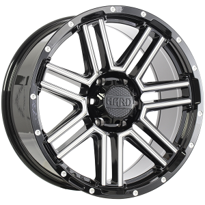 Ruffino HARD MYSTIC 20x9.0 Noir lustre - Rebord usine