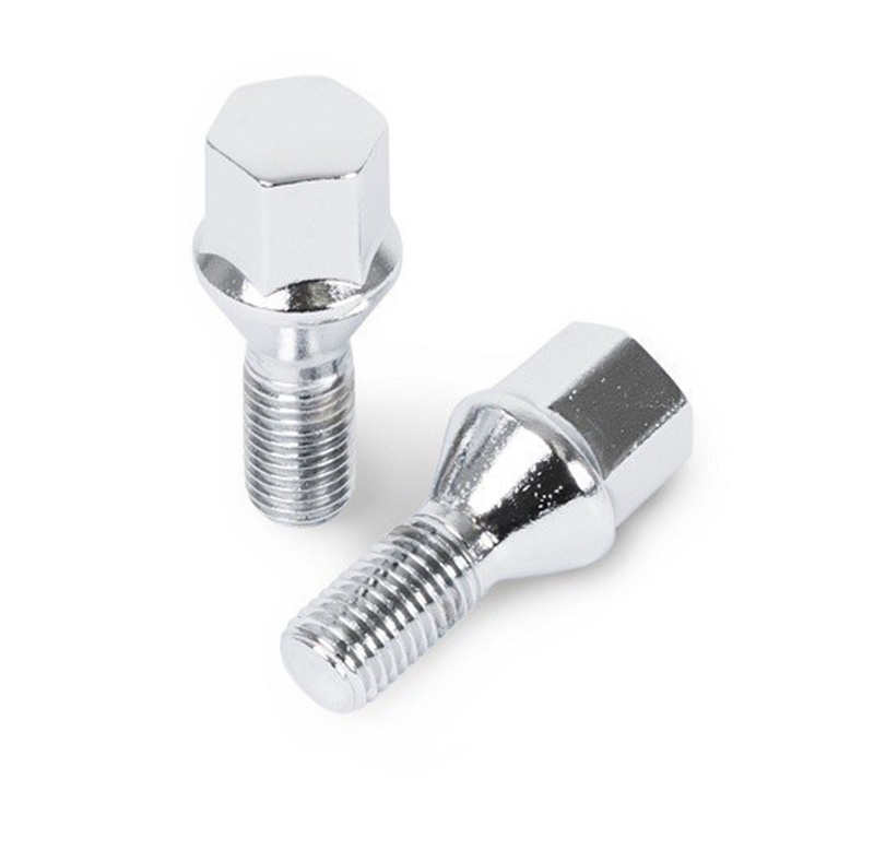 BOULON CONIQUE 12X1.50 T:27MM H:17MM - CHROME