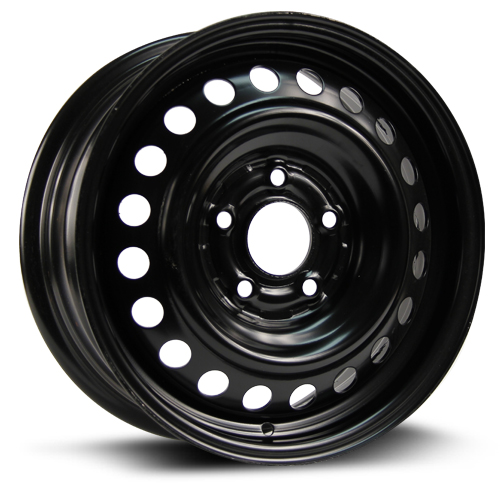 15X6 po. 5X114.3 mm Noir Régulier +45 mm / 67.1 mm 