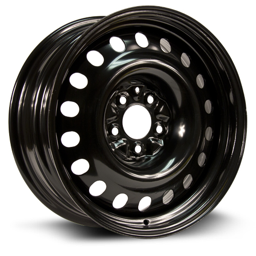 17X6.5 po. 5X114.3 mm Noir Régulier +40 mm / 71.5 mm 