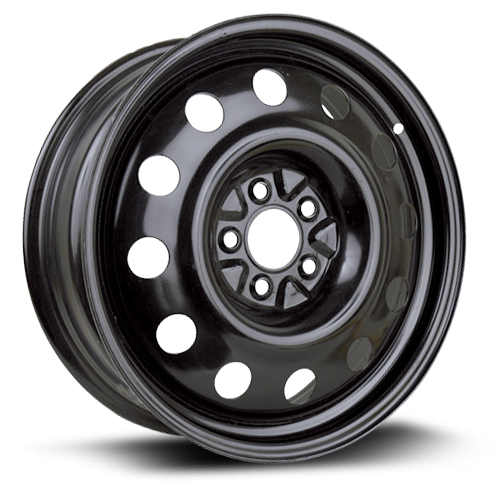 18X7 po. 5X114.3 mm Noir Régulier +40 mm / 64.1 mm
