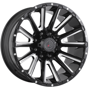 Forged Wheels XR110 20x10.0 Noir lustre - Rebord usine