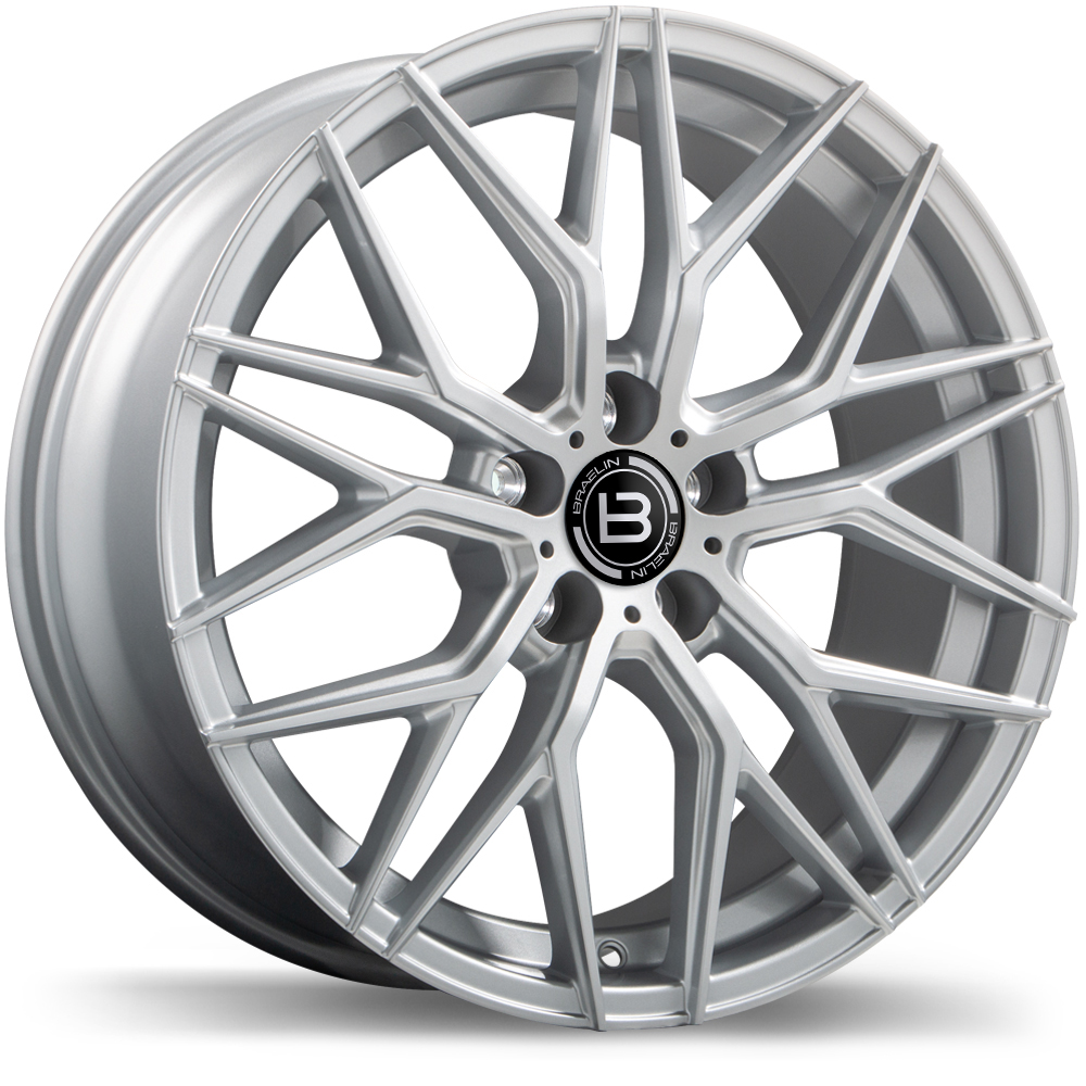 Braelin BR10 19x8.5" 5x114.3 Gloss Silver