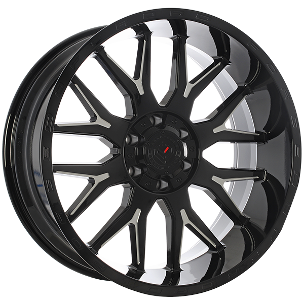 Forged Offroad XR101 20x10.0 20x10.0/8x170 Noir lustré - Rebord usiné