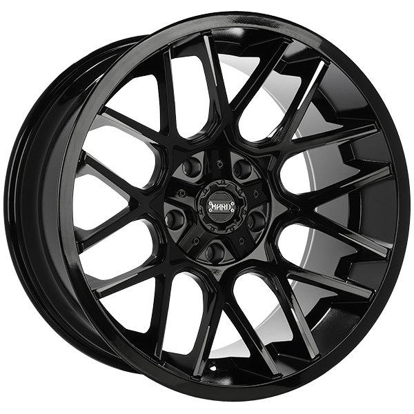 Hard TACTICAL 20x10.0 20x10.0/6x135/6x139.7 Noir lustré - Rebord usiné