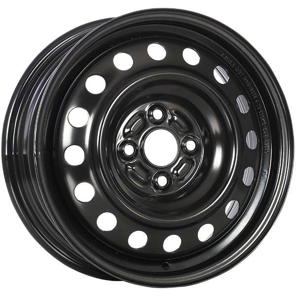 STEEL WHEEL 15x6.0 4x100 Noir E-Coating