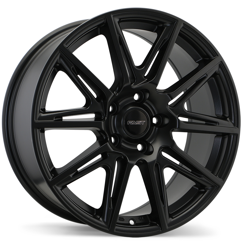 Fast Wheels Switch 17x7.5" 5x114.3 Satin Black
