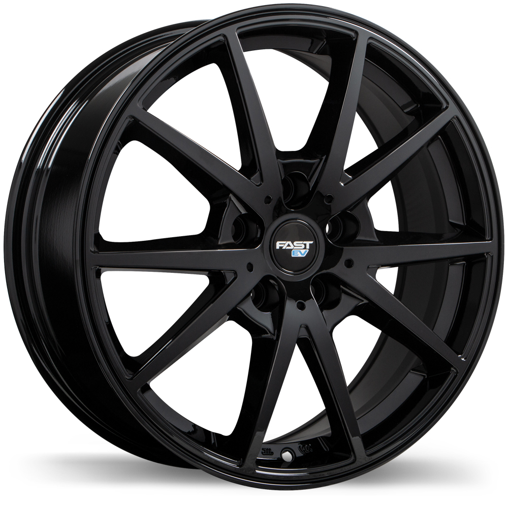Fast Wheels EV02 17x6.5" 5x114.3 Gloss Black