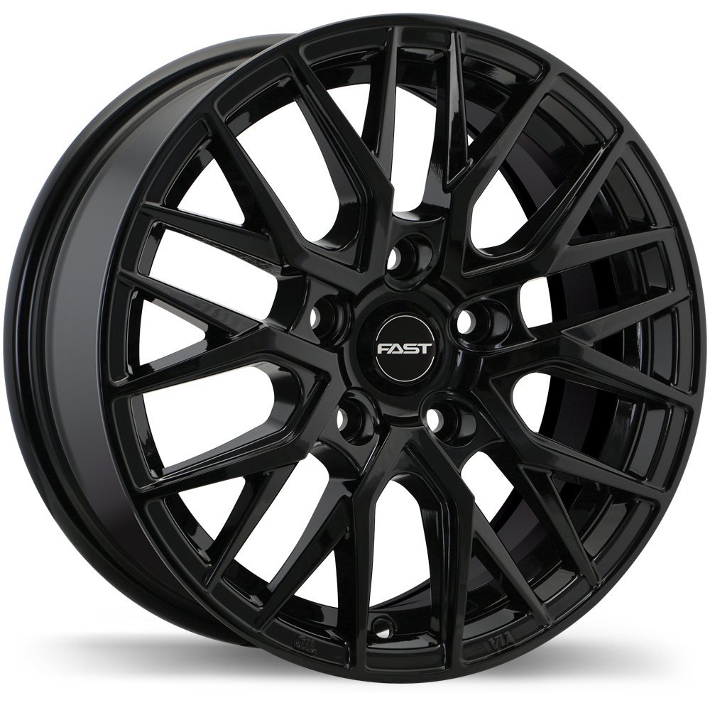 Fast Wheels Tronic 15x6.5" 5x114.3 Gloss Black