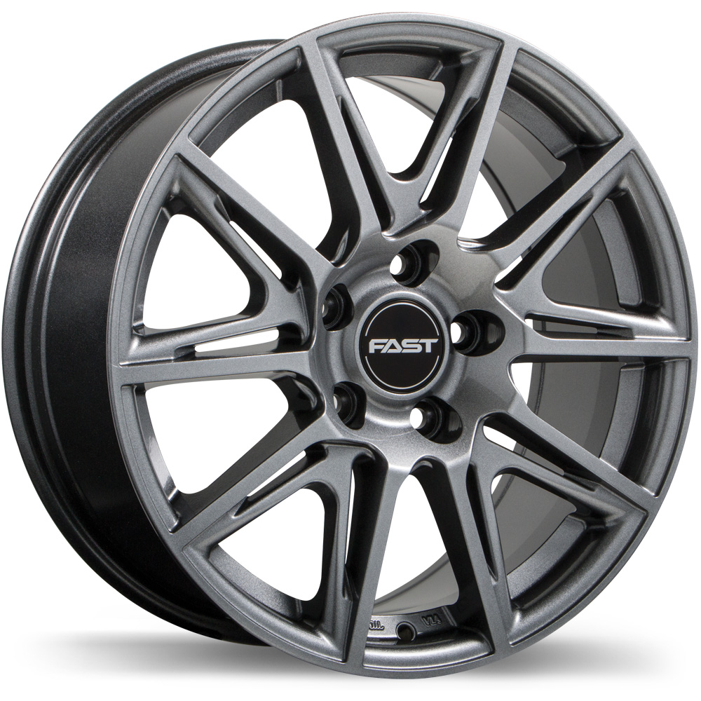 Fast Wheels Switch 17x7.5" 5x120 Titanium