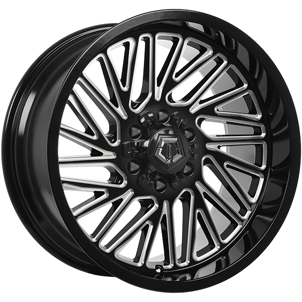 TIS Wheels 553 20x10.0 20x10.0/6x135/6x139.7 Noir lustré - Rebord usiné
