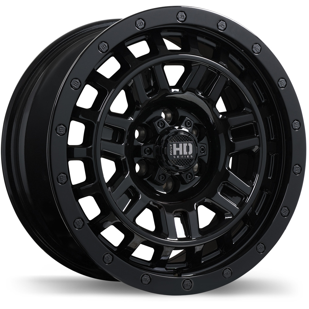Fast HD K-O 17x8.0" 6x114.3 Gloss Black