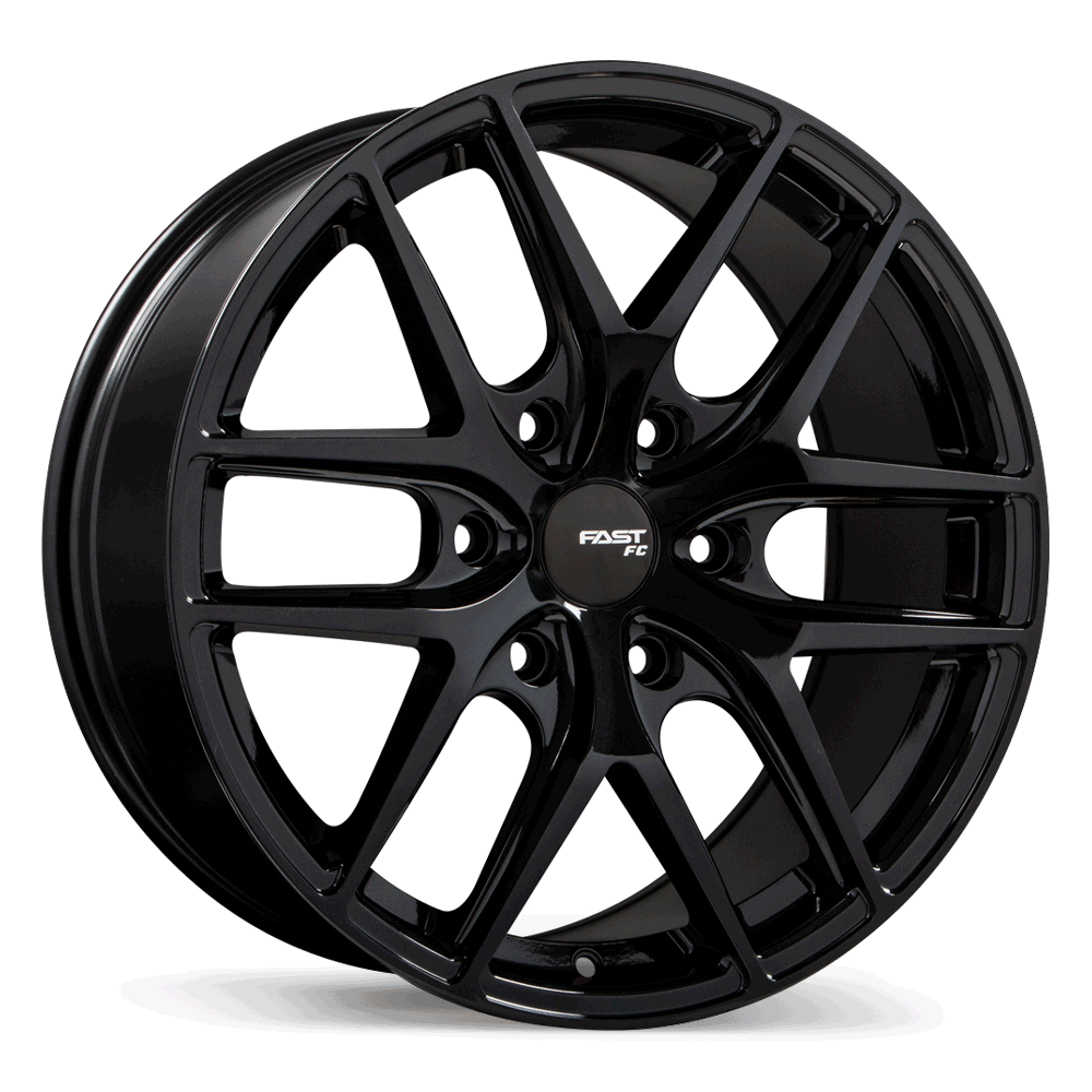 Fast Wheels FC04X 20x8.5" 6x139.7 Metallic Black