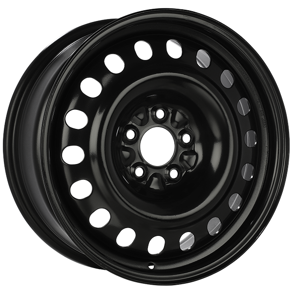 STEEL WHEEL 16x6.5 5x114.3 Noir lustré