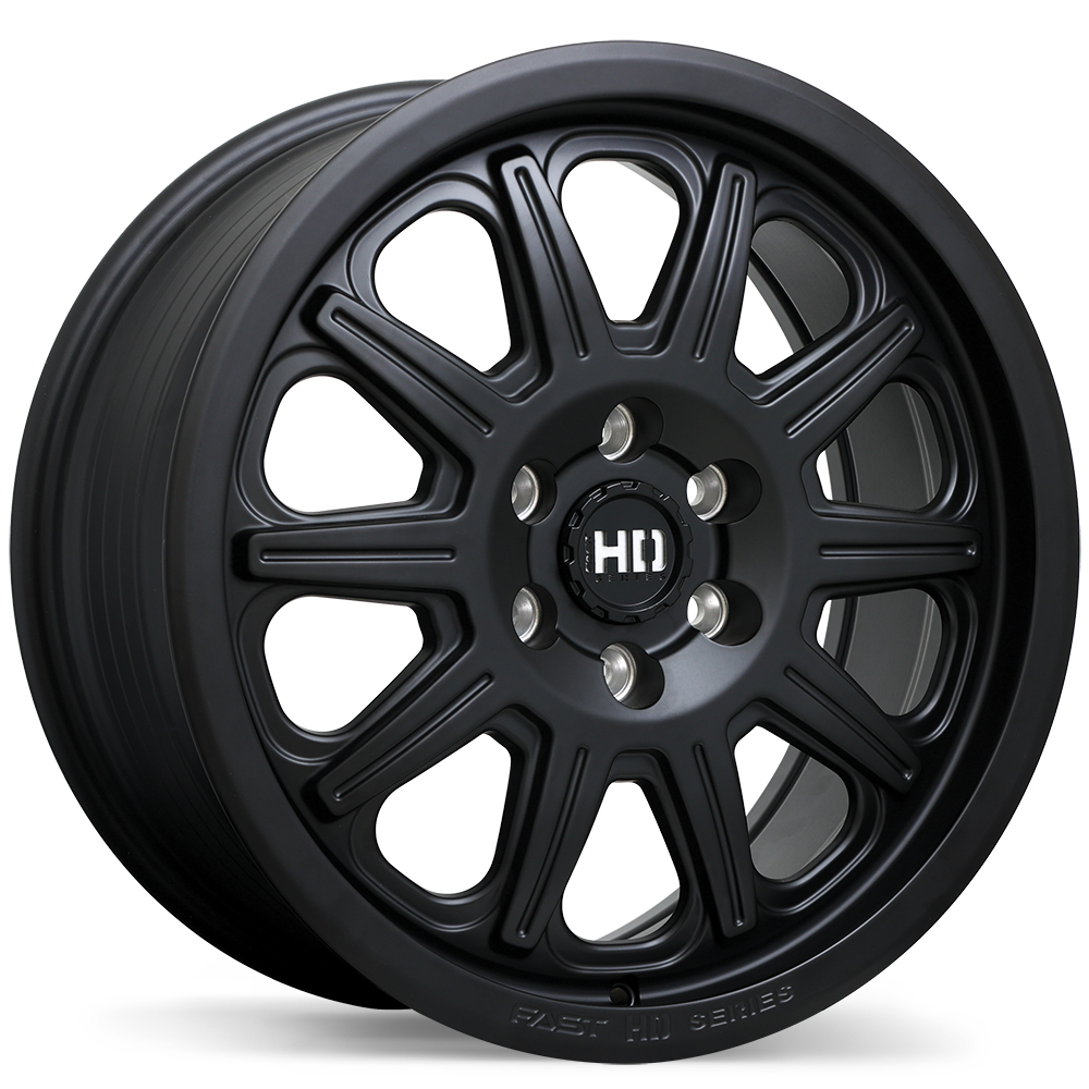 Fast HD Fury 16x7.5" 6x130 Satin Black