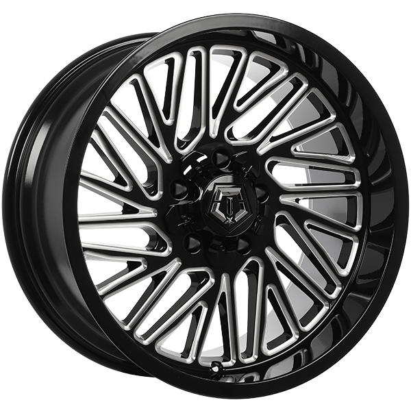 TIS Wheels 553 20x10.0 20x10.0/5x127/5x139.7 Noir lustré - Rebord usiné