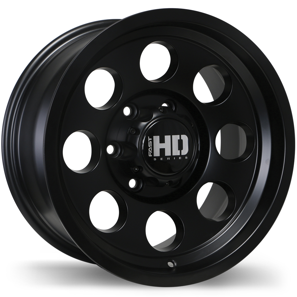 Fast HD Detour 17x9.0" 6x139.7 Satin Black