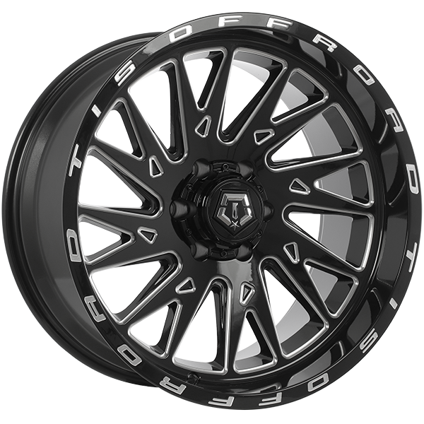 TIS Wheels 547 20x10.0 20x10.0/6x135 Noir lustré - Rebord usiné