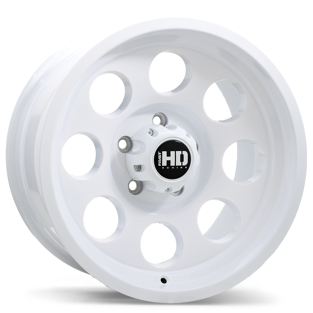 Fast HD Detour 17x9.0" 5x139.7 Gloss White