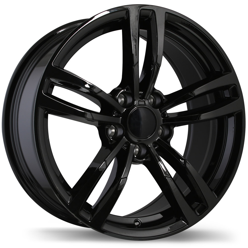 Replika R163A 18x8.0" 5x120 Gloss Black