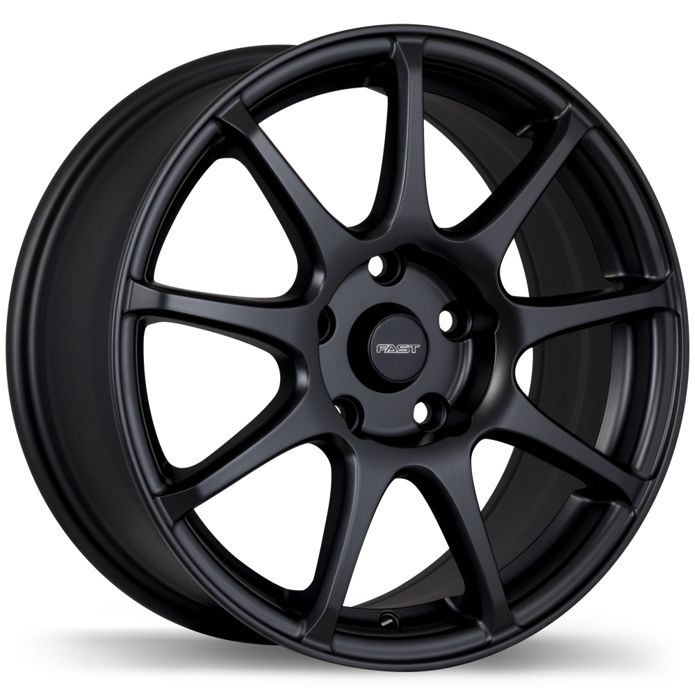 Fast Wheels Orbit 15x6.5" 5x114.3 Matte Black