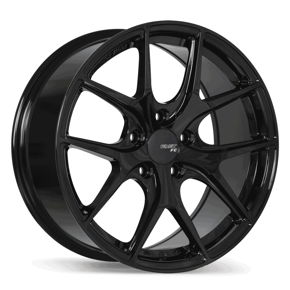 Fast Wheels FC04 19x9.5" 5x114.3 Metallic Black