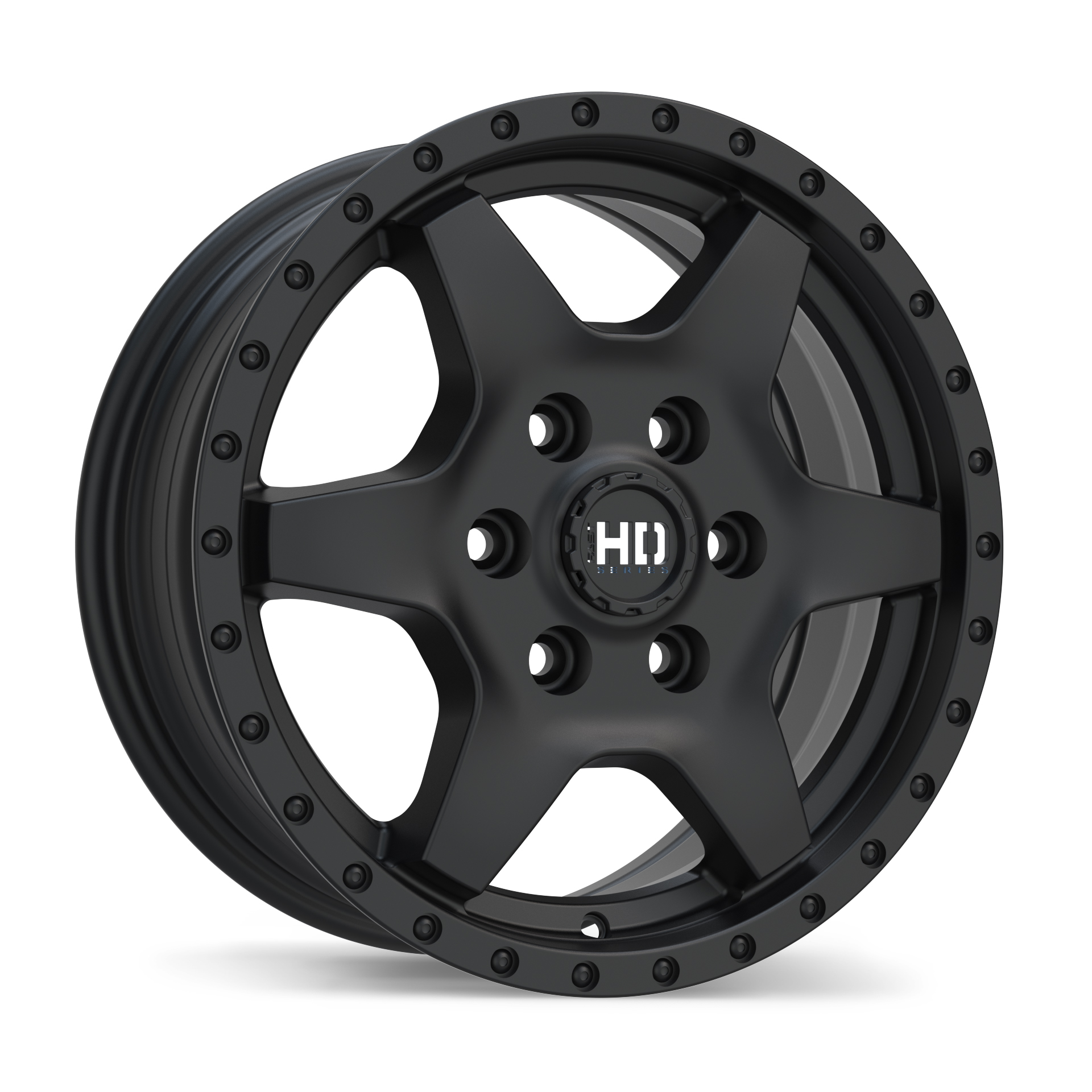 Fast HD Stax 16x6.5" 6x130 Satin Black